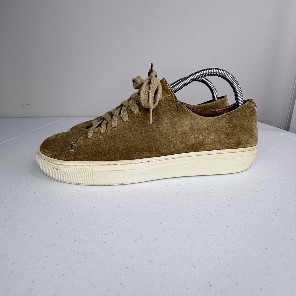 Sid Mashburn Men's Suede Sneakers Shoes Size 8 Camel Brown - Picture 5 of 11